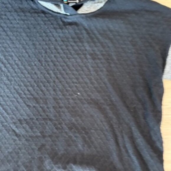 ** Smartwool Shadow Pine Hooded Sweater Color Block Wool Black Gray Medium - Picture 5 of 9